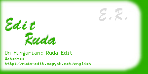 edit ruda business card